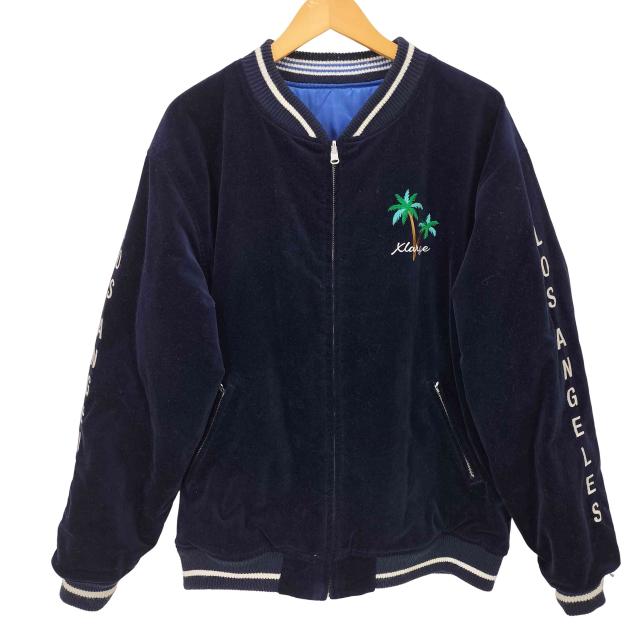 XLARGE REVERSIBLE FLAG GAL ブルゾン ベロア REVESIBLE FLAG GAL