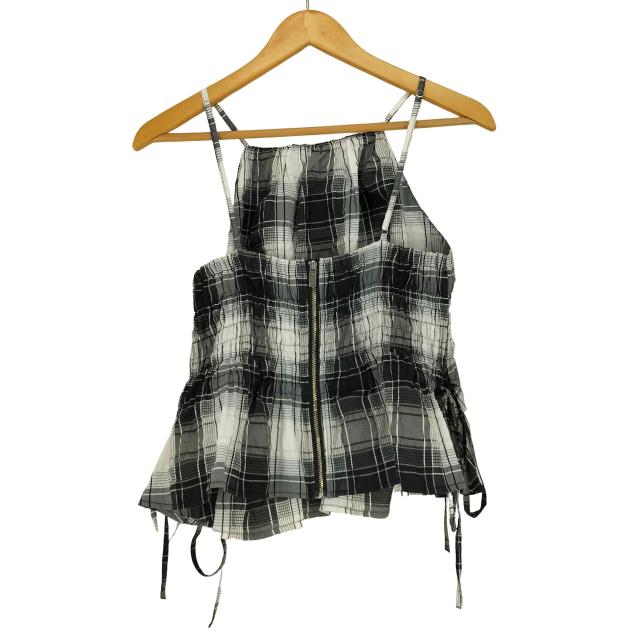 MAISON SPECIAL(メゾンスペシャル) CHECKED SHIRRING BUSTIER レディース  FREE【中古】【ブランド古着バズストア】