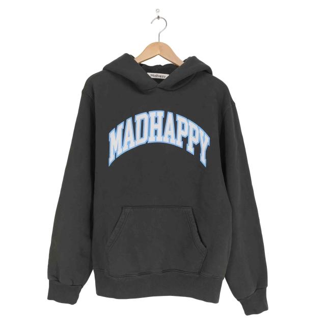 USED古着(ユーズドフルギ) {{MADHAPPY}} USA製 Campus Fleece Hoodie メンズ import：XS 【中古】【ブランド古着バズストア】