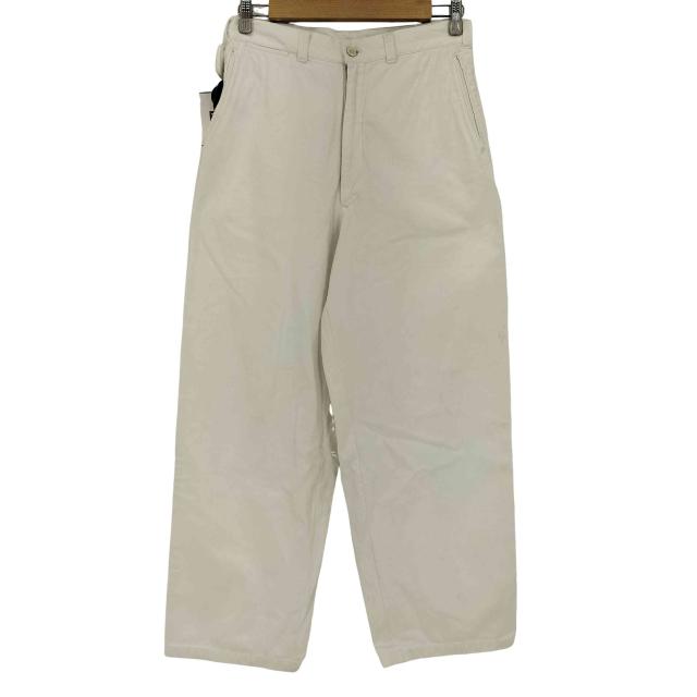 COMME des GARCONS HOMME(コムデギャルソンオム) 90-00s 田中オム 銀タグ archive  ヘリンボーン コットン ワイドパンツ メンズ JPN：M 【中古】【ブランド古着バズストア】