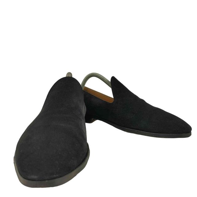 USED古着(ユーズドフルギ) {{F.LLI Giacometti}} FG417 カーフスエード プレーントゥ スリッポン ヴァンプローファー メンズ  40 1/2【中古】【ブランド古着バズストア】
