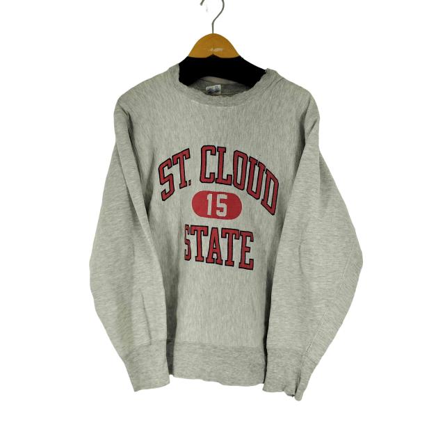 Champion(チャンピオン) 90S REVERSE WEAVE フロントプリント スウェット メンズ  L【中古】【ブランド古着バズストア】