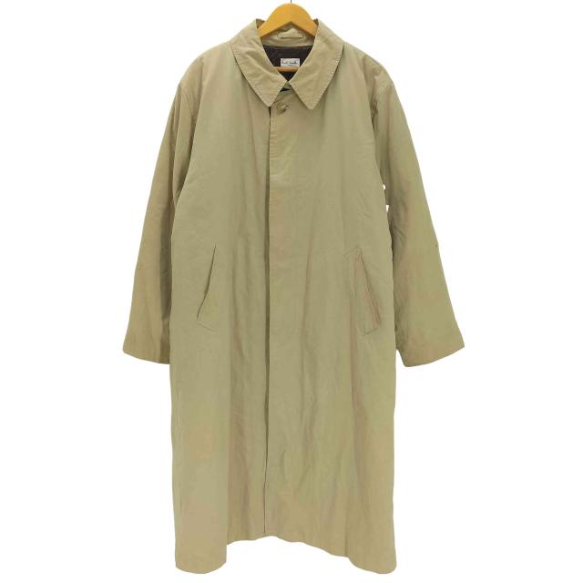 Paul Smith LONDON(ポールスミスロンドン) Balmacaan Coat 裏地キルティング 比翼  バルマカーン ステンカラー コート メンズ import：L 【中古】【ブランド古着バズストア】