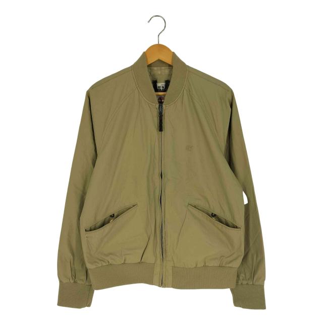 Timberland(ティンバーランド) 00S 裏地総柄 ロゴ刺繍 ジップアップブルゾン  メンズ import：M 【中古】【ブランド古着バズストア】