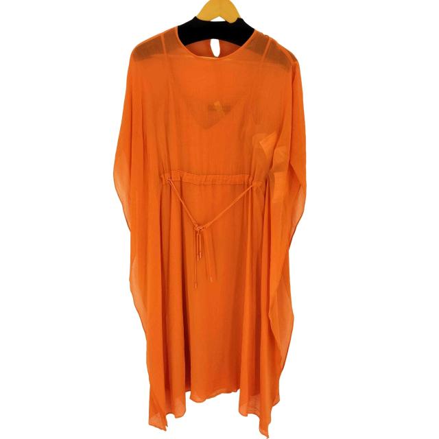 MAX MARA STUDIO(マックスマーラステュディオ) Calenda orange midi dress レディース 表記無 【中古】【ブランド古着バズストア】 7,307円
