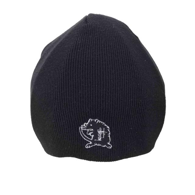 Stussy(ステューシー) 90S OLD 紺タグ USA製 ラット ショーンフォント ロゴ アクリル ビーニー ニット帽 メンズ ONE SIZE 【中古】【ブランド古着バズストア】