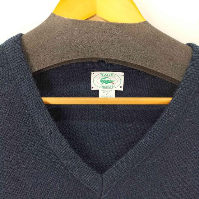 IZOD LACOSTE(アイゾッドラコステ) 80-90S MADE IN USA Vネックアクリルニット メンズ import：L 【中古】【ブランド古着バズストア】の通販は