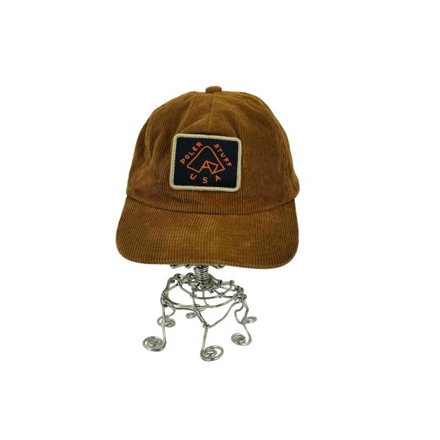 POLER(ポーラー) フロントワッペンコーデュロイキャップ メンズ 表記無 【中古】【ブランド古着バズストア】の通販は 5,269円