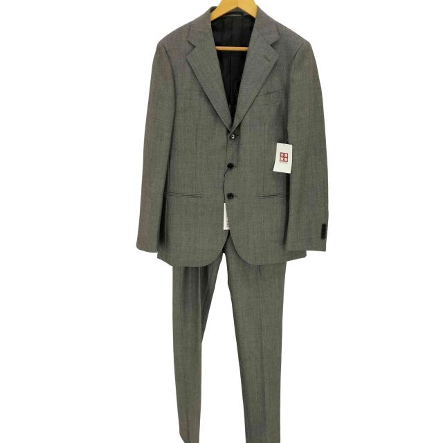 UNITED ARROWS(ユナイテッドアローズ) ウール/モヘヤ キャンバス シングル3ボタン スーツ メンズ  48【中古】【ブランド古着バズストア】