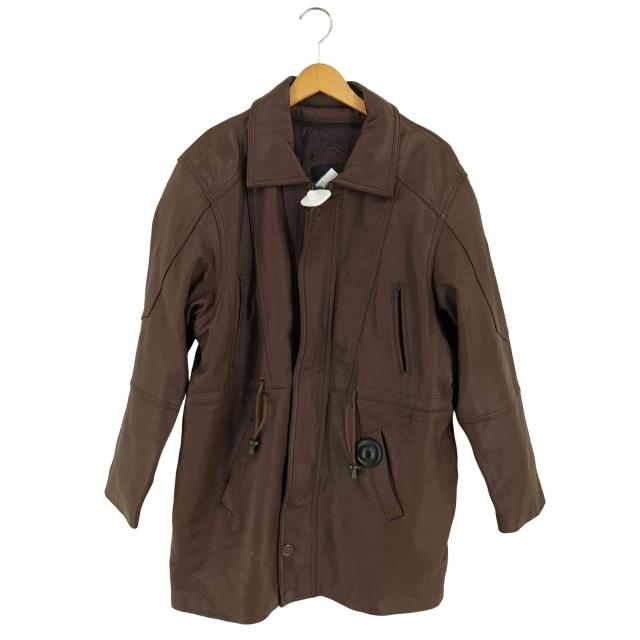 USED古着(ユーズドフルギ) REAL LEATHER ライナー付き レザーコート メンズ 表記無 【中古】【ブランド古着バズストア】