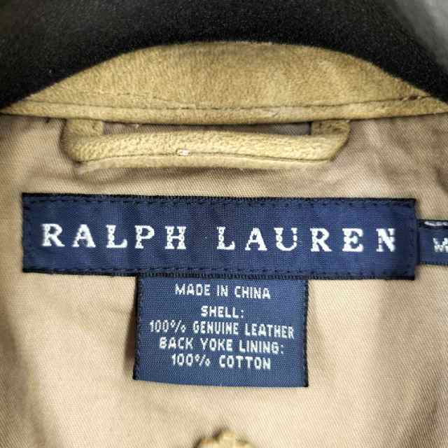 RALPH LAUREN(ラルフローレン) フリンジ レザー ウエスタンジャケット レディース import：M 【中古】【ブランド古着バズストア】