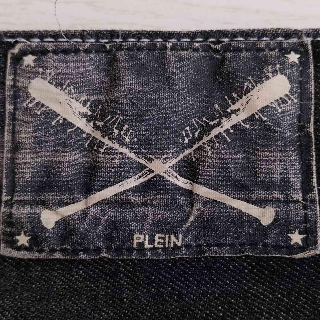 USED古着(ユーズドフルギ) PLEIN Y2K ダメージ＆リペア スリムデニム