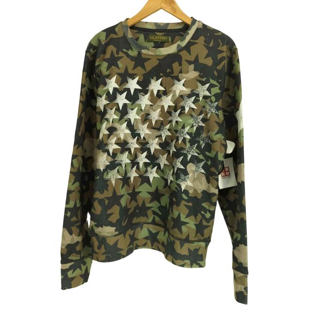 Valentino(ヴァレンティノ) イタリア製 パピヨン アン コトン ヴェール カモフラージュ エトワール メンズ 表記無 【中古】【ブランド古着バズストア】