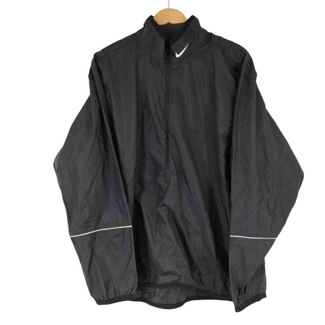 NIKE(ナイキ) 00S パイピング スウッシュ刺繍 ナイロンジャケット メンズ JPN：L 【中古】【ブランド古着バズストア】
