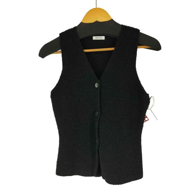 FRAY I.D(フレイアイディー) 25AW セミフレアニットジレカーディガン レディース FREE 【中古】【ブランド古着バズストア】