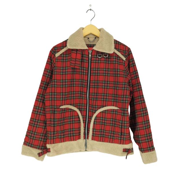 USED古着(ユーズドフルギ) {{original john オリジナルジョン}} チェックボアフライトジャケット メンズ JPN：M 【中古】【ブランド古着バズストア】