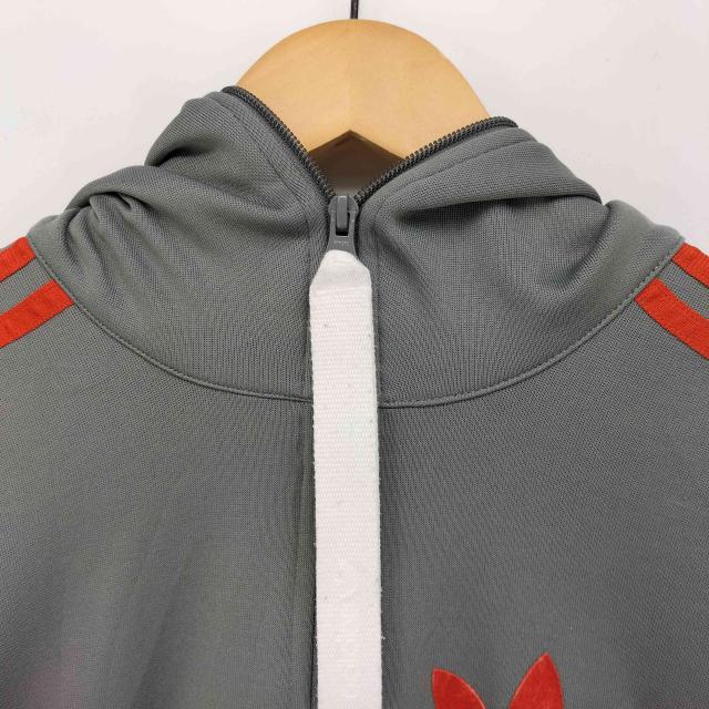 adidas Originals(アディダスオリジナルス) 00S トレフォイルロゴ スリーストライプ カスタム 刺繍 プルオーバー フーデッド トラック ジャケット メンズ 表記無 【中古】【ブランド古着バズストア】_2