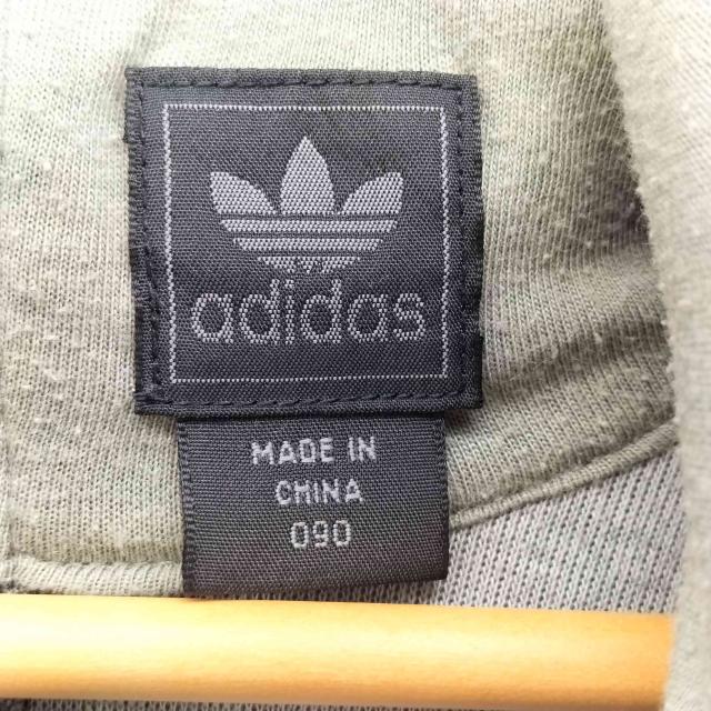 adidas Originals(アディダスオリジナルス) 00S トレフォイルロゴ スリーストライプ カスタム 刺繍 プルオーバー フーデッド トラック ジャケット メンズ 表記無 【中古】【ブランド古着バズストア】_5