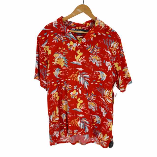 Polo by RALPH LAUREN(ポロバイラルフローレン) Classic Fit Tropical Floral Camp Shirt メンズ  JPN：L 【中古】【ブランド古着バズス - アロハシャツ