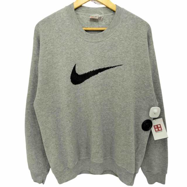 NIKE(ナイキ) 90S 白タグ 霜降り L/S プルオーバー スウェット メンズ 表記無 【中古】【ブランド古着バズストア】