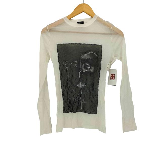 Jean Paul GAULTIER FEMME(ジャンポールゴルチエフェム) 02SS アート ステッチ デザイン パワーネット レディース FR：40 【中古】【ブランド古着バズストア】