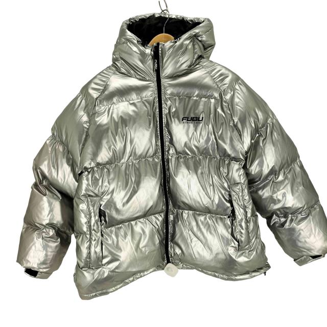 FUBU(フブ) NYLON PUFFER HOODED JACKET/フード付きナイロンパファージャケット メンズ JPN：XXL 【中古】【ブランド古着バズストア】