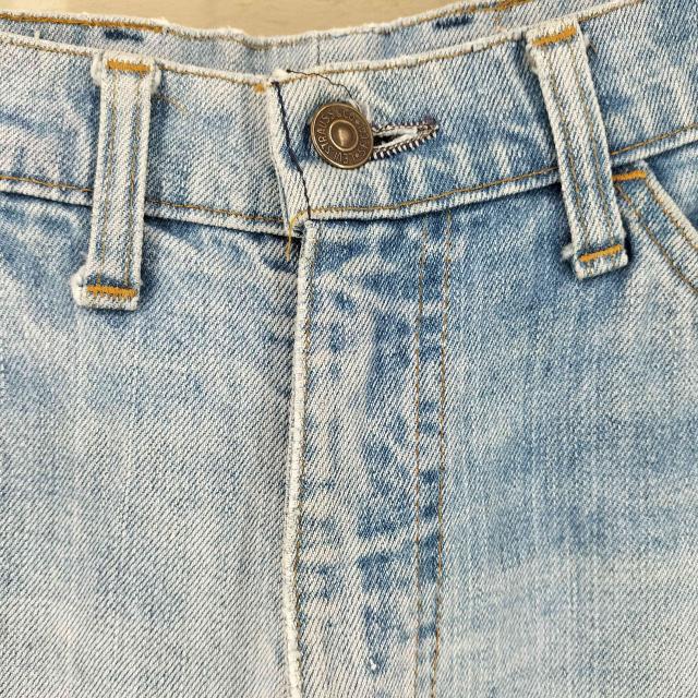 Levis(リーバイス) アメリカ製 オレンジタブ ボタン裏10刻印 42TALONジップ ブーツカット フレア デニム パンツ ベルボトム レディース  記載無し【中古】【ブランド古着バズストア】_2