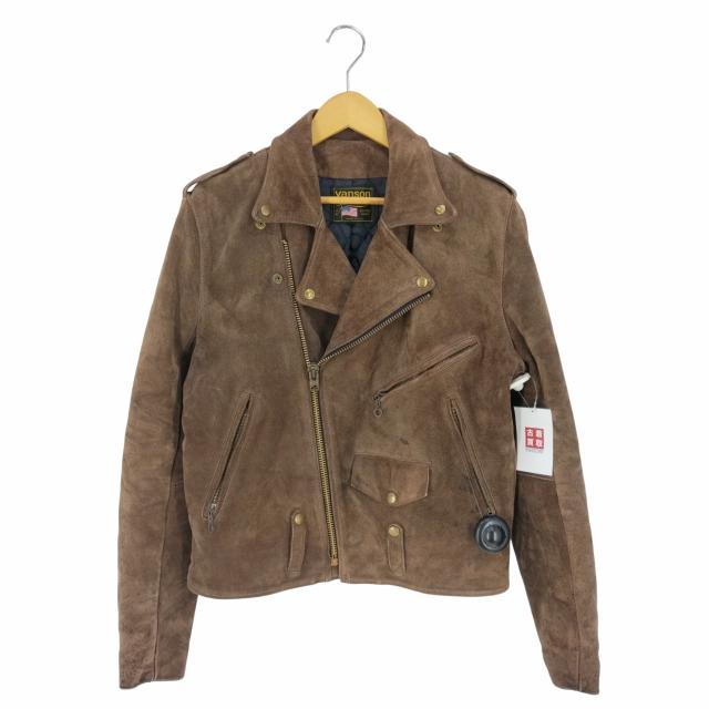 バンソン スエード ジャケット vanson バンソンキャメルスエード