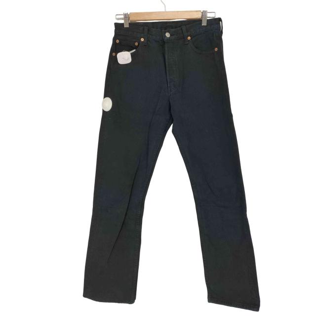 Levis(リーバイス) ユーロ 501 製品染 ブラックデニムパンツ メンズ  W30L32【中古】【ブランド古着バズストア】の通販は 7,658円