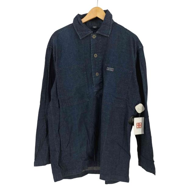 POLO SPORT RALPH LAUREN(ポロスポーツラルフローレン) 90S M35 デニムプルオーバーシャツ メンズ import：M 【中古】【ブランド古着バズストア】