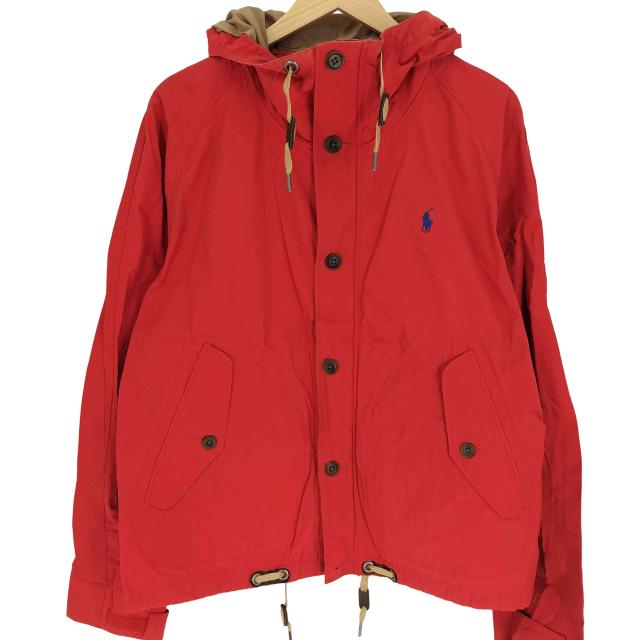 POLO RALPH LAUREN(ポロラルフローレン) ポニー刺繍 ジップアップ マウンテン パーカー メンズ import：M 【中古】【ブランド古着バズストア】