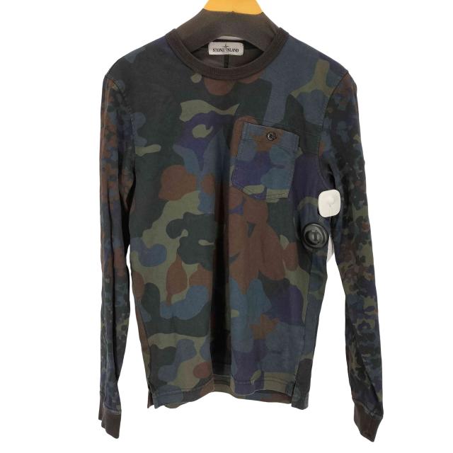 STONE (ストーンアイランド) Camo Longsleeve Crewneck メンズ  M【中古】【ブランド古着バズストア】