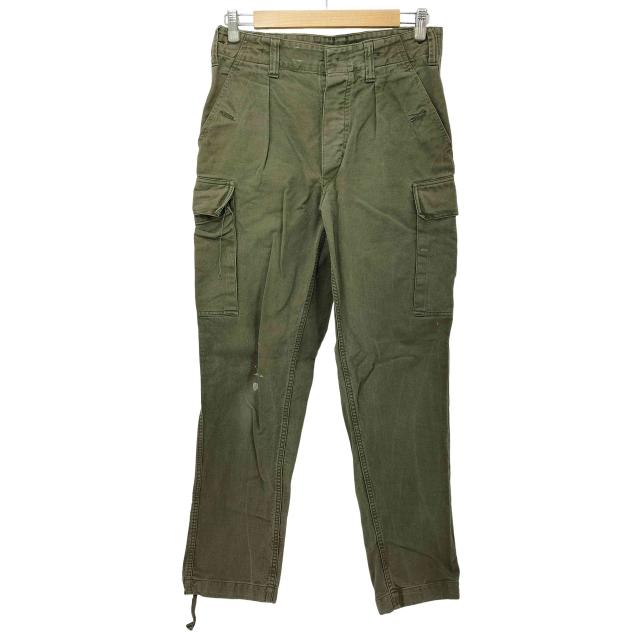 GERMAN ARMY(ジャーマンアーミー) 70s ドイツ軍 S. FEUCHTER RINGELAI モールスキン カーゴ パンツ メンズ  7【中古】【ブランド古着バズストア】