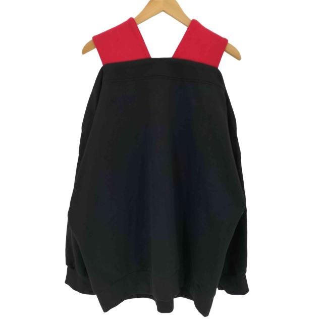 USED古着(ユーズドフルギ) {{Ioana Ciolacu}} オープンショルダー スウェットシャツ import レディース  L【中古】【ブランド古着バズストア】