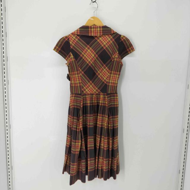 Vivienne Westwood RED LABEL(ヴィヴィアンウエストウッドレッドレーベル) オリゾンティ スクエアネック シャツワンピース レディース JPN：1 【中古】【ブランド古着バズストア】_1