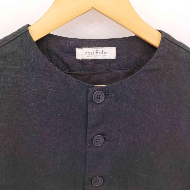 nest Robe(ネストローブ) シンチバック リネンベスト レディース FREE 【中古】【ブランド古着バズストア】 nest Robe(ネストローブ) シンチバック リネンベスト レディース FREE