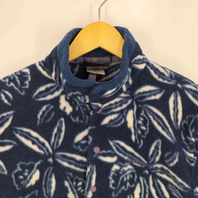 patagonia(パタゴニア) 00s メキシコ製 SYNCHILLA シンチラ ハイビスカス 花柄  SNAP-T スナップT プルオーバーフリース メンズ import：M 【中古】【ブランド古着バズストア】_2
