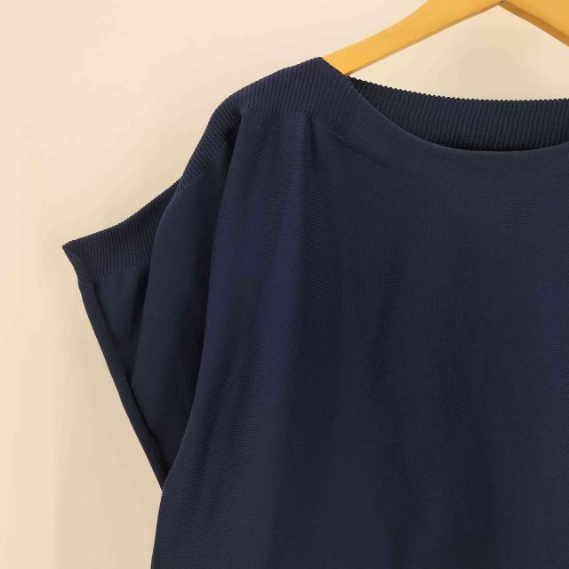 PLEATS PLEASE ISSEY MIYAKE(プリーツプリーズイッセイミヤケ) 19AW ボートネック カットオフデザイン カットソー レディース JPN：3 【中古】【ブランド古着バズストア】_3