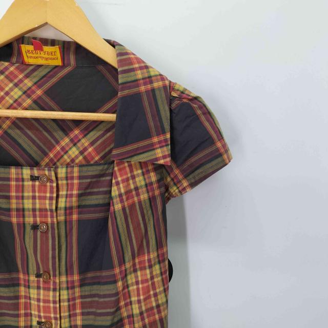 Vivienne Westwood RED LABEL(ヴィヴィアンウエストウッドレッドレーベル) オリゾンティ スクエアネック シャツワンピース レディース JPN：1 【中古】【ブランド古着バズストア】_3