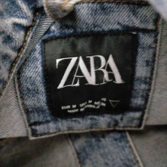 ZARA(ザラ) ウォッシュ加工 デニムジャケット メンズ import：M 【中古】【ブランド古着バズストア】｜au PAY マーケット