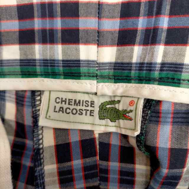 CHEMISE LACOSTE シュミーズ ラコステ タータン チェック パンツ