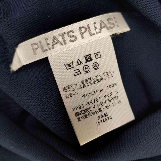 PLEATS PLEASE ISSEY MIYAKE(プリーツプリーズイッセイミヤケ) 19AW ボートネック カットオフデザイン カットソー レディース JPN：3 【中古】【ブランド古着バズストア】_5
