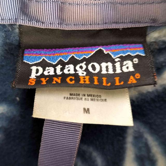 patagonia(パタゴニア) 00s メキシコ製 SYNCHILLA シンチラ ハイビスカス 花柄  SNAP-T スナップT プルオーバーフリース メンズ import：M 【中古】【ブランド古着バズストア】_5