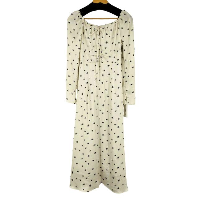 FRAY I.D(フレイアイディー) 25SS クレープサテンプリントワンピース レディース  0【中古】【ブランド古着バズストア】