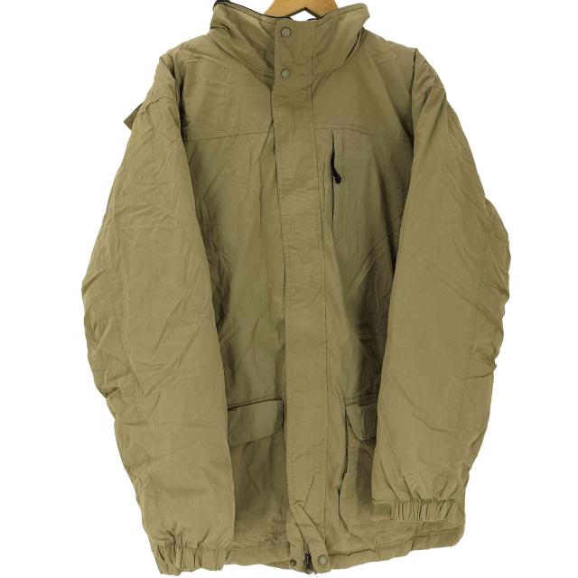 L.L.Bean(エルエルビーン)  DOWN グースダウン フード着脱 70/30 コットン ナイロン フーデッド ダウン コート  メンズ import：L 【中古】【ブランド古着バズストア】