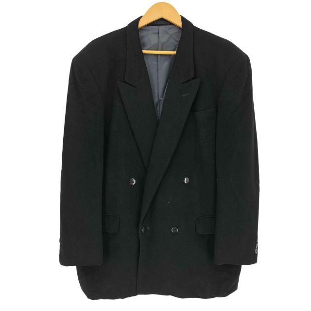 CASHMERE(カシミヤ) カシミヤ100 パワーショルダー ダブルブレスト テーラードジャケット メンズ  ALL【中古】【ブランド古着バズストア】