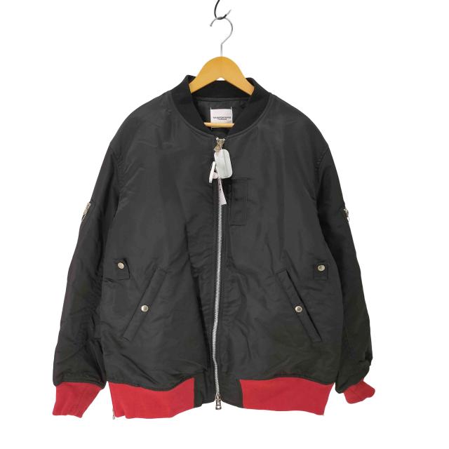 TAKAHIRO MIYASHITA The SoloIst.(タカヒロミヤシタザソロイスト) oversized bicolor flight jacket. PRIMALOFT / プリマ屋根裏部屋 メンズ JPN：【中古】【ブランド名古着バズストア】