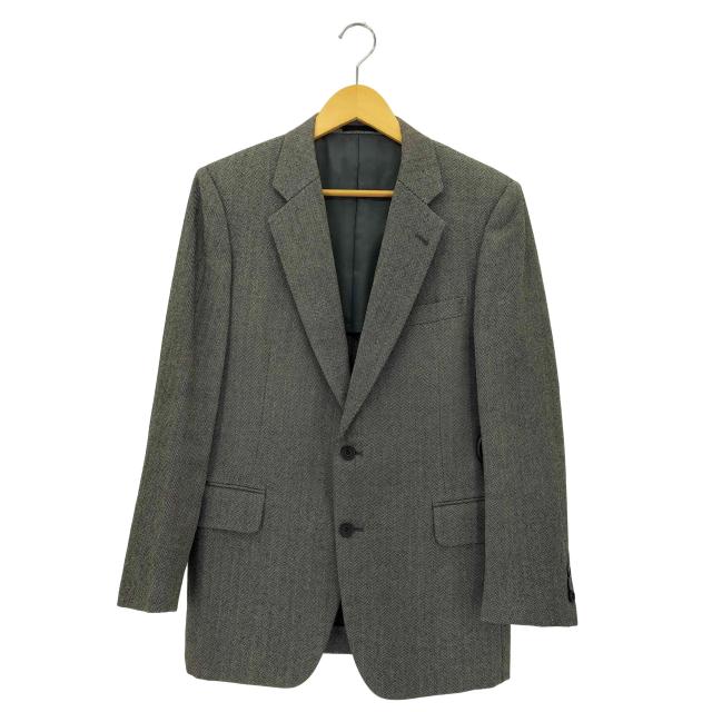 BURBERRYS(バーバリーズ) 90s ウール ヘリンボーン シングル テーラードジャケット メンズ 表記無 【中古】【ブランド古着バズストア】