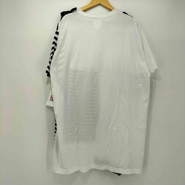 BEAMS JAPAN(ビームスジャパン) 26SS【別注】TORI-TO / ボーダー 切替 ビッグ Tシャツ レディース JPN：M 【中古】【ブランド古着バズストア】_1