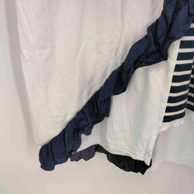 BEAMS JAPAN(ビームスジャパン) 26SS【別注】TORI-TO / ボーダー 切替 ビッグ Tシャツ レディース JPN：M 【中古】【ブランド古着バズストア】_3